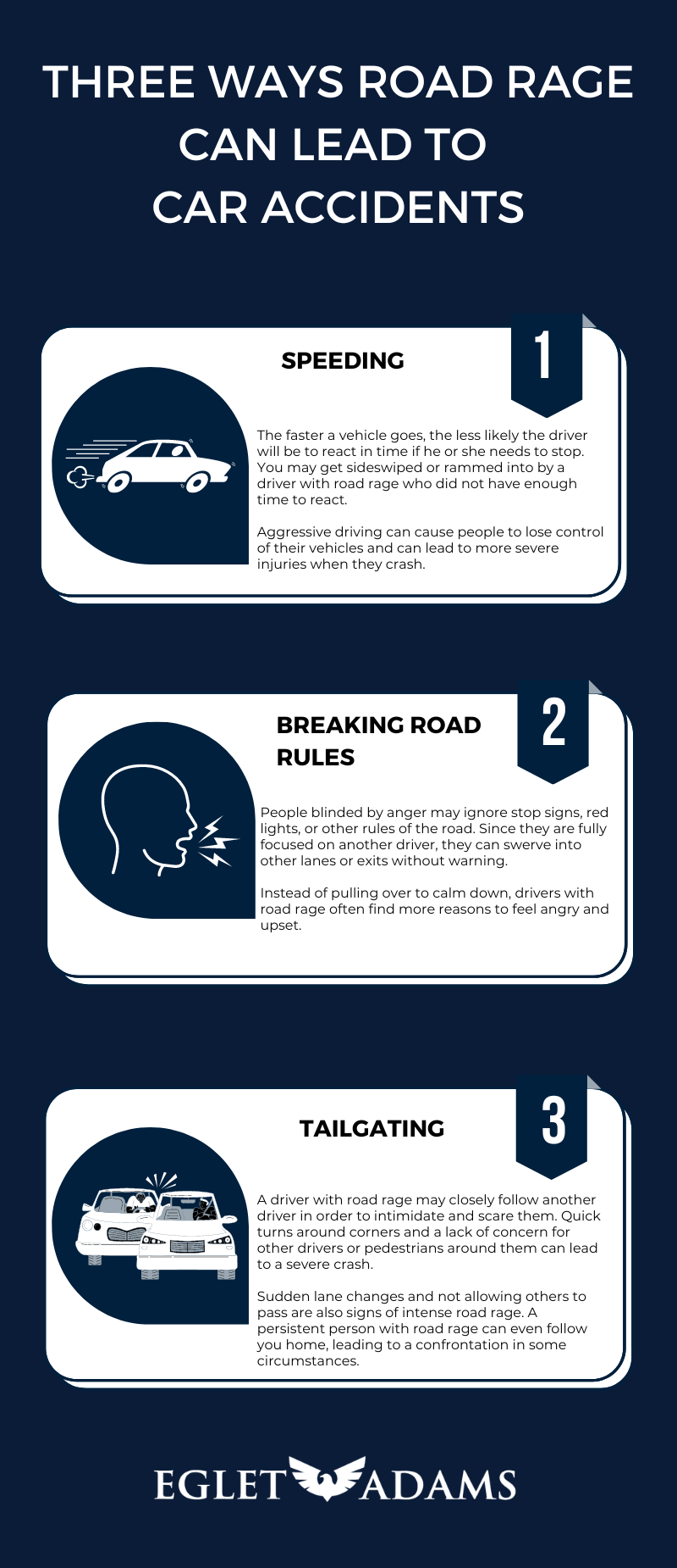 Three Ways Road Rage Can Lead To Car Accidents Infographic