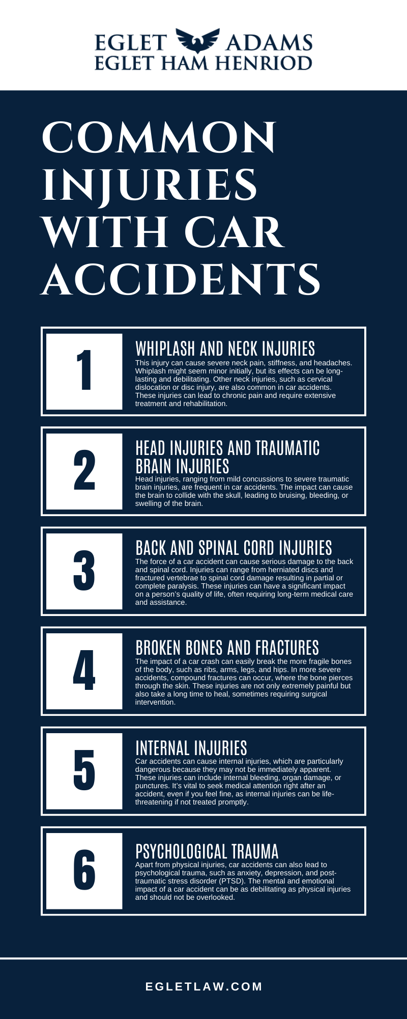 Common Injuries With Car Accidents