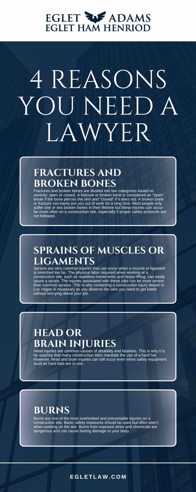 4 Reasons You Need A Lawyer Infographic